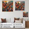 thumbnail image 4 of Designart "Artistic Emotions Through Color" City Futuristis Canvas Art Print, 4 of 5