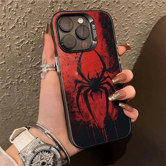 Spider-Man Fashion Phone Case For iPhone 16 Pro Max 15 14 13 12 11 Mobile Cover