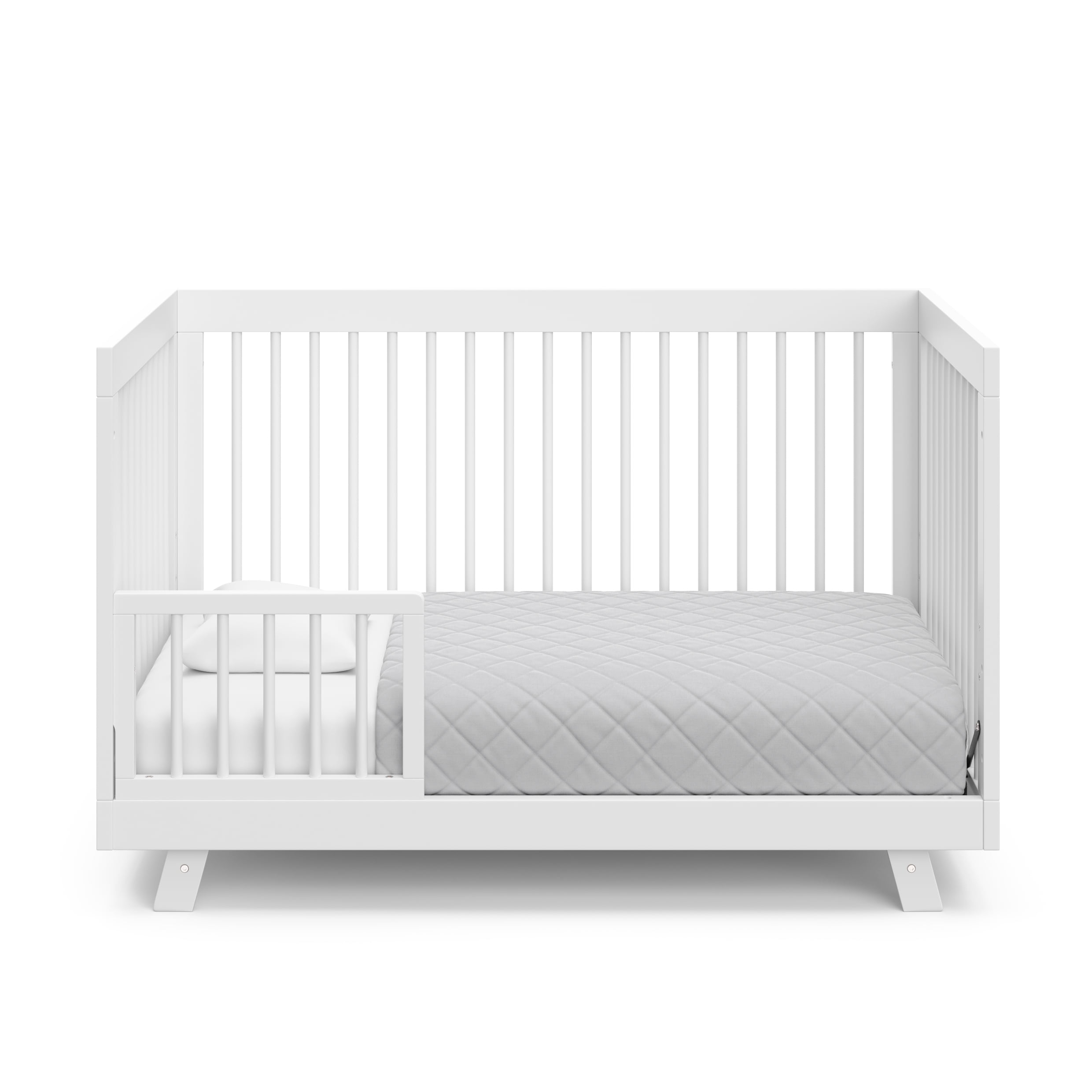 Storkcraft Beckham 3-in-1 Convertible Baby Crib, White