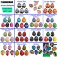thumbnail image 4 of Stoneage Arts: Decorative Stone Eggs for Home Decor, Handcrafted In Kenya (5 Pack, Natural, Artistic Patterns), 4 of 4