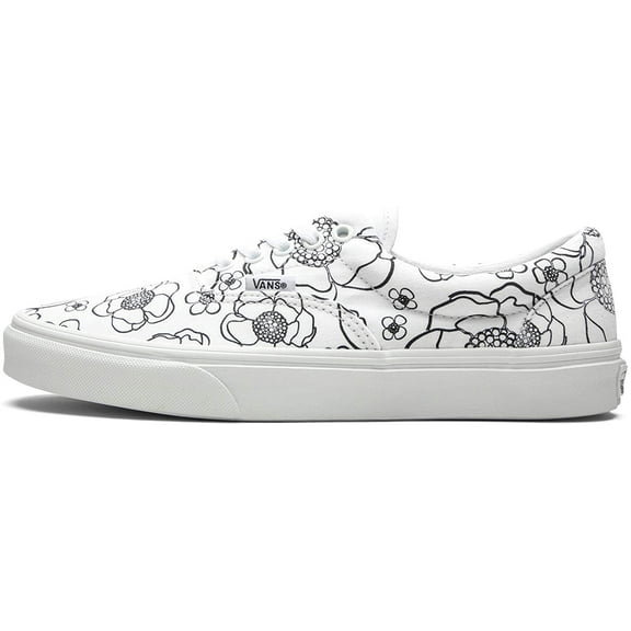 VANS U ERA COLOR UNISEX SNEAKERS - Floral/True White / Men 10.5 / Women 12