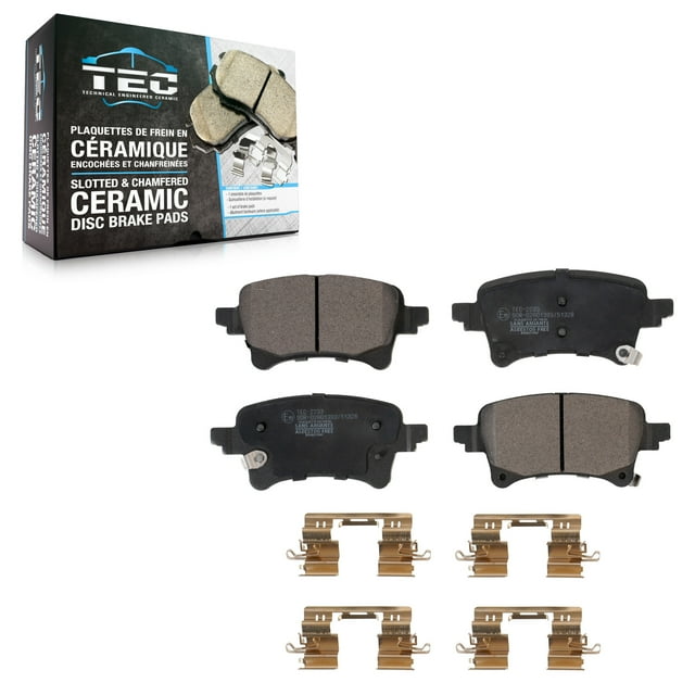 TEC Rear Ceramic Disc Brake Pads TEC-2233 for Car Jeep Wrangler Gladiator
