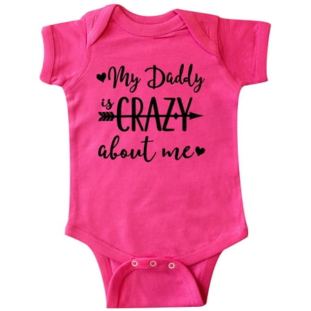 

Inktastic My Daddy Is Crazy About Me Cute Tribal Arrow Gift Baby Boy or Baby Girl Bodysuit