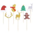 thumbnail image 5 of EXHUMKY Exhumky Christmas Cake Picks, Assorted Color for Festive Cake Decorating Supplies, 5 of 6