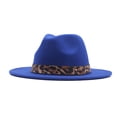 thumbnail image 2 of Kelon Unisex Lafite Panama Hat, Western Cowboy Jazz Cap, Wide Brim Sun Hat for Summer Travel, One Size Cowboy, 2 of 6