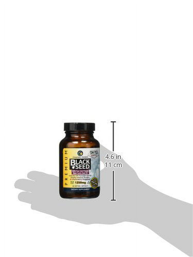Black Seed Oil - 1250 mg - 60 Softgel Capsules - image 6 of 6