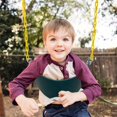 thumbnail image 6 of RedSwing Belt Swing Seat for Kid with 66" Heavy Duty Chains, Playground Swing Set Replacement Accessories with Snap Hooks, for Outdoor Backyard Play Safety, Green, 6 of 9