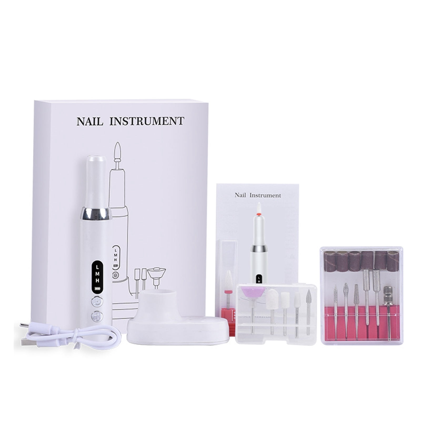 Electric Nail Polisher Drill Bits Professional Nails Grinding Polishing Dead Skin Removal Art Sanding File Pen Manicure Machine