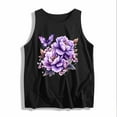 thumbnail image 4 of POROPL Womens Tee Shirts ,Cotton Womens Graphic T Shirts Crew Neck Sleeveless Tops, 4 of 4