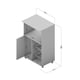 thumbnail image 5 of Mueble para cocina Jatai Blanco Loomber, 5 of 5