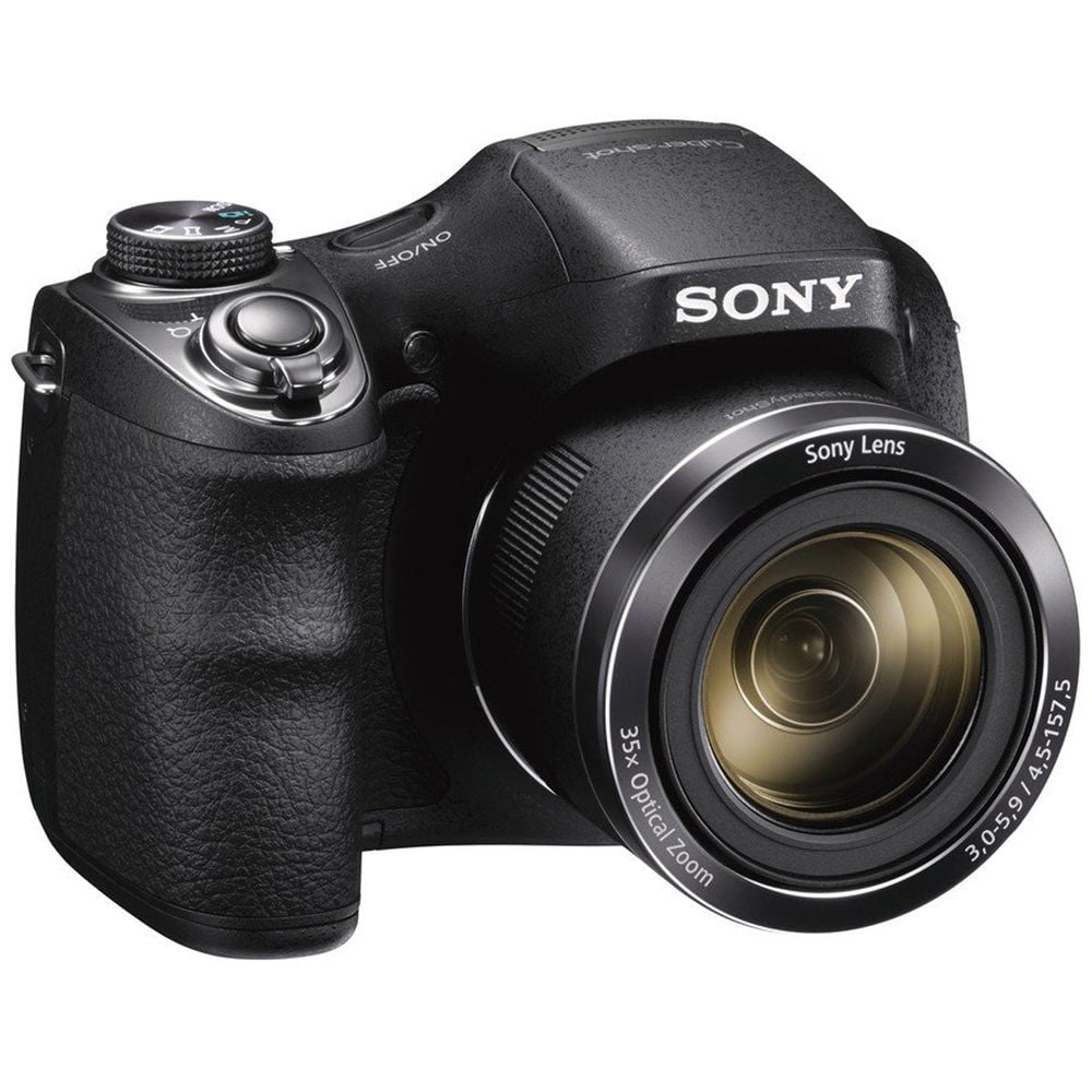Sony Black DSC-H300/B Digital Camera with 20.1 Megapixels (Open Box ...