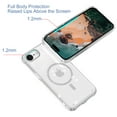 thumbnail image 3 of Designed for Magnetic iPhone 16e Case,[Compatible with MagSafe] [Military Grade Drop Protection] Slim Hybrid Rubber Translucent Matte Shockproof Anti-Fingerprint Phone Case,A, 3 of 5