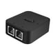 thumbnail image 3 of 2 puertos Gigabit Switch Network Switch Extender Switcher interno de red externa Compacto Conector de 2 vías para escritorio Inicio Negro, 3 of 8