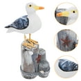 thumbnail image 3 of MLINS  Seagull Ornaments Garden Statues Outdoor Simulated Dining Room Table Decor Decoration Seaside, 3 of 8
