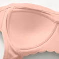 thumbnail image 5 of STARLAN Plus Size Bras for Older Women Push Up Bras Adjustable Straps Racerback T-Shirt Bralette Lace Daily Bras Pink 38, 5 of 8