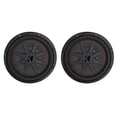 thumbnail image 1 of (2) Kicker 48CWRT122 COMPRT12 2000W 12" DVC 2-Ohm Shallow Car Subwoofers Subs, 1 of 5