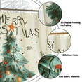 thumbnail image 6 of OVZME Christmas Tree Snowflake Bathroom Shower Curtain for Xmas and New Year Holiday, Waterproof Polyester Fabric 72x72 Inch, 6 of 7