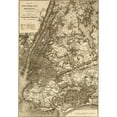 thumbnail image 2 of Vintage Maps 18x24 Black Modern Framed Museum Art Print Titled - New York City Brooklyn and vicinity showing surface and elevated railroads 1885, 2 of 4