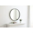 thumbnail image 4 of Metal frame Round Mirror 24 inch Black finish, 4 of 5