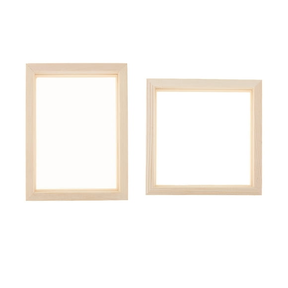 Lovely Retro Stylish Wood Oval Home Decor Bowknot Photo Frame Picture Frame
