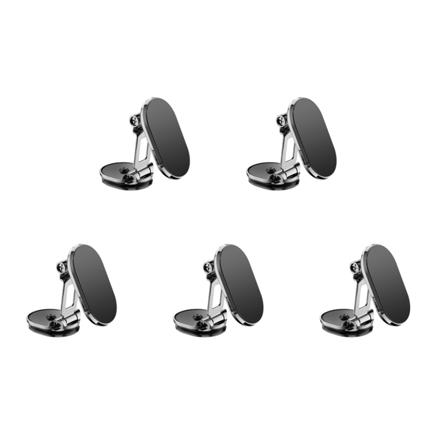 Soporte magnético para teléfono de coche, soporte para parabrisas y salpicadero, 5 uds., para iPhone 14 Pro (plateado)