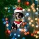 thumbnail image 5 of Adornos colgantes navideños, decoraciones navideñas, regalos navideños, 1 pieza de gorro navideño para perro salchicha, adorno para árbol de Navidad, colgante acrílico plano para decoración de regalo,, 5 of 6