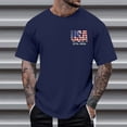 thumbnail image 2 of CONZONE 4Th Of July Mens T-Shirts Short Sleeve Independence Day T Shirts for Men Crew Neck Patriotic Usa Flag Graphic Casual Summer Tee Tops, 2 of 5