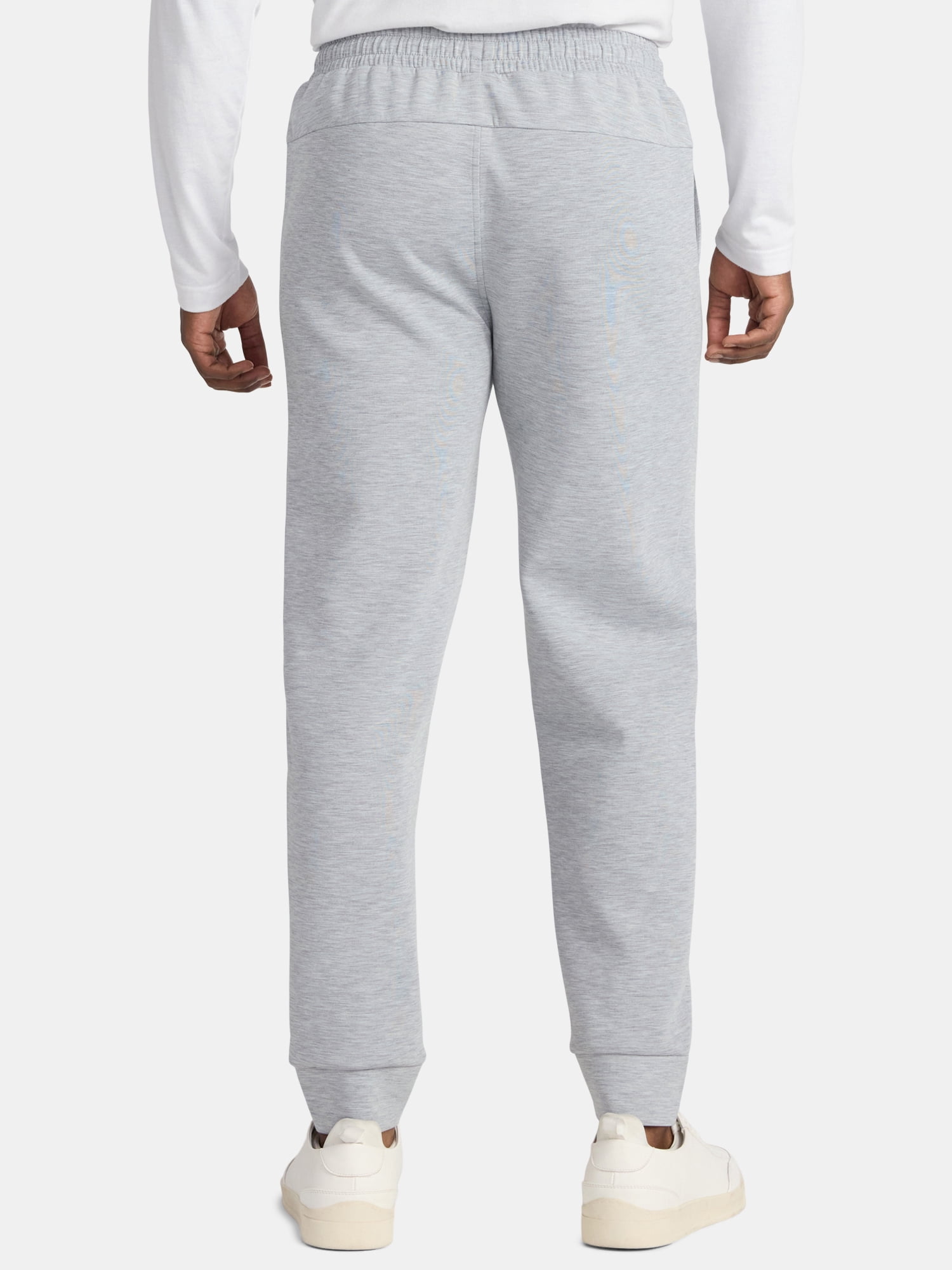 Athletic Works Men's and Big Men's Fusion Double Knit Joggers Pants, Sizes S-5XL