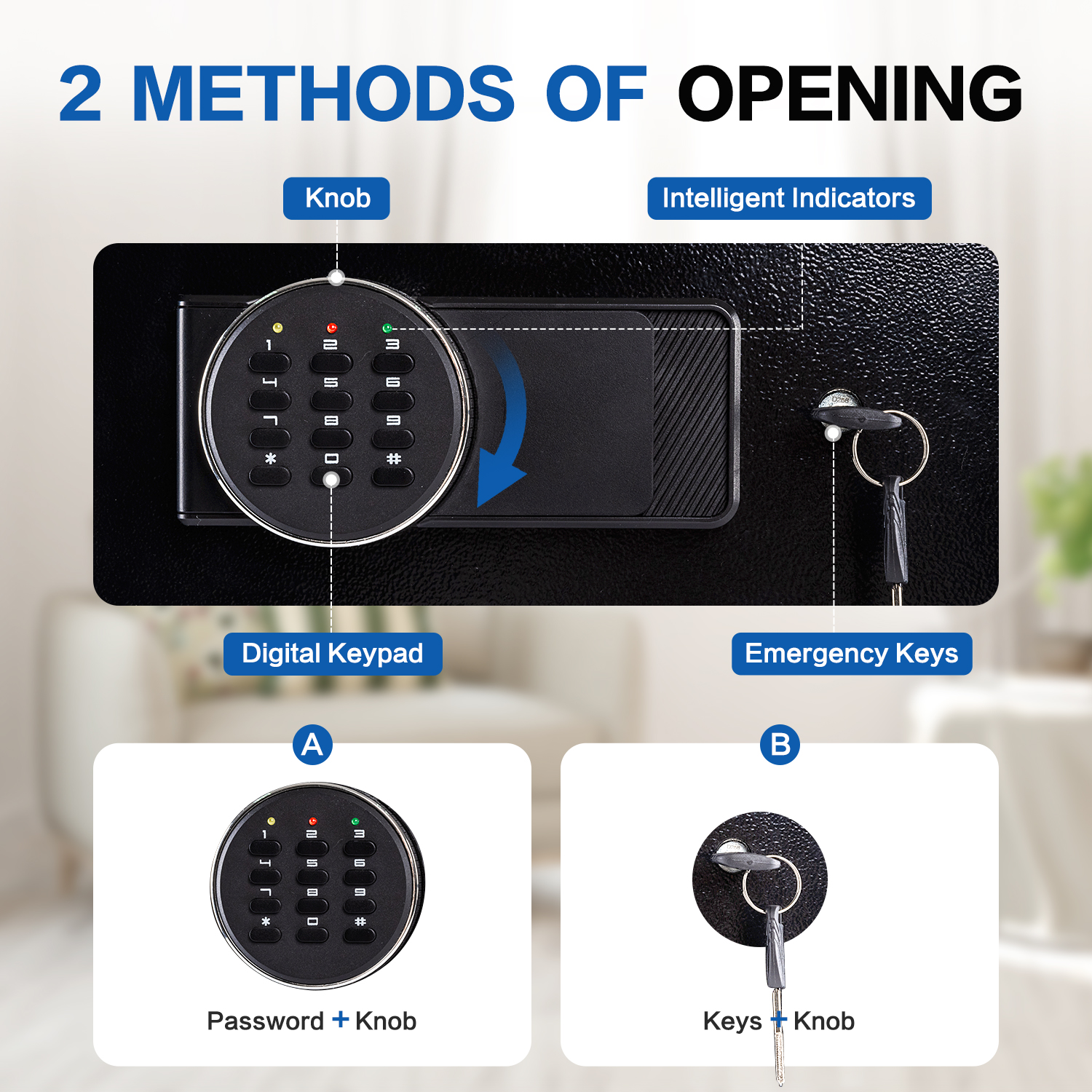 Locksworth 2.0 Cu Ft Digital Security Safe photo 4