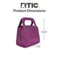 thumbnail image 4 of RTIC Insulated Lunch Bag, Soft-Sided Freezable & Collapsible Cooler, Berry Jam, 4 of 8