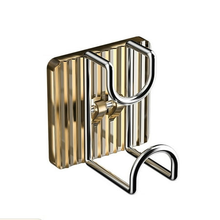 

Wall Mounted Washbasin Hook Heavy Duty Strong Self-Adhesive for Bathroom Outdoor Kitchen Champagne Gold