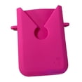 thumbnail image 3 of Bolsa de playa, soporte para teléfono, bolsa con agujeros modernos, soporte de inserción para viaje, deporte, playa Rojo, 3 of 8