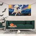 thumbnail image 2 of Pofeuu Vintage Starry Sky Puppy Print Colorful Yard Festival Banner Sign Party Outdoor & Indoor Party Decoration Banne Festival Yard Sign-Medium, 2 of 8
