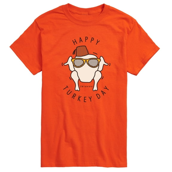 Friends - Happy Turkey Day - Men's Short Sleeve Graphic T-Shirt