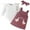 Purple, variant on Splozh Baby Christmas Outfit Baby Girl Outfits Ruffle Long Sleeve Ribbed Romper Corduroy Suspender Skirt Overall Dress Fall Clothes Red,3-6 Months