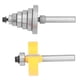 thumbnail image 5 of Rabbet Router Bit Set 1/4in Shank with 6 Bearings 3/8in 1/2in 5/8in 3/4in 7/8in 1‑1/8in, 5 of 5