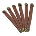 thumbnail image 2 of 6 Pcs Tiroirs en Cuir et Alliage de Zinc Poignées de Tiroir pour Commode Armoire, 2 of 8