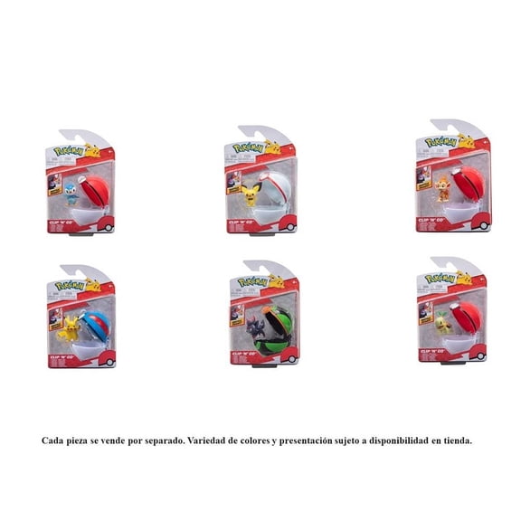 Figura Pokémon Varios Modelos 1 pza