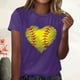 thumbnail image 2 of Blusa informal de manga corta con cuello redondo y estampado suelto de verano para mujer con estilo OAVQHLG3B Store  lin121212, 2 of 4