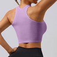 thumbnail image 6 of HOWPAY Full Coverage Bras for Women Push up No Underwire Wireless Supportive Stretch Sports Pullover Tank Tops Comfortable Soft T-Shirt Bra Purple L, 6 of 7
