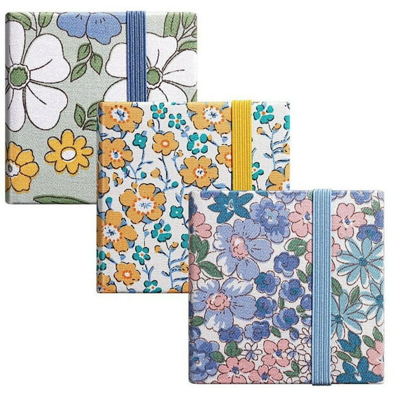 3 Pcs Mini Watercolor Sketchbook 2.4 X Inch Portable Notebook 20 Sheets 300g Textured Drawing Papers