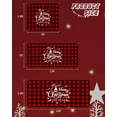 thumbnail image 6 of Garage Door Banner Cover 7 x 16 ft, Merry Christmas Snowflake Xmas Elk Red Black Buffalo Plaid Christmas Garage Door Decorations Holiday Christmas Backdrop Decor for Winter New Year Xmas Party, 6 of 6