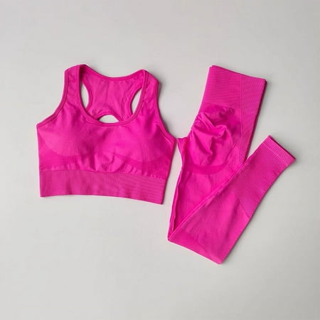 Women s tracksuit Fitness Suit Yoga Sets Sportswear Workout Sports Bra+High Waist Leggings Gym Clothing Seamless Sports Suits