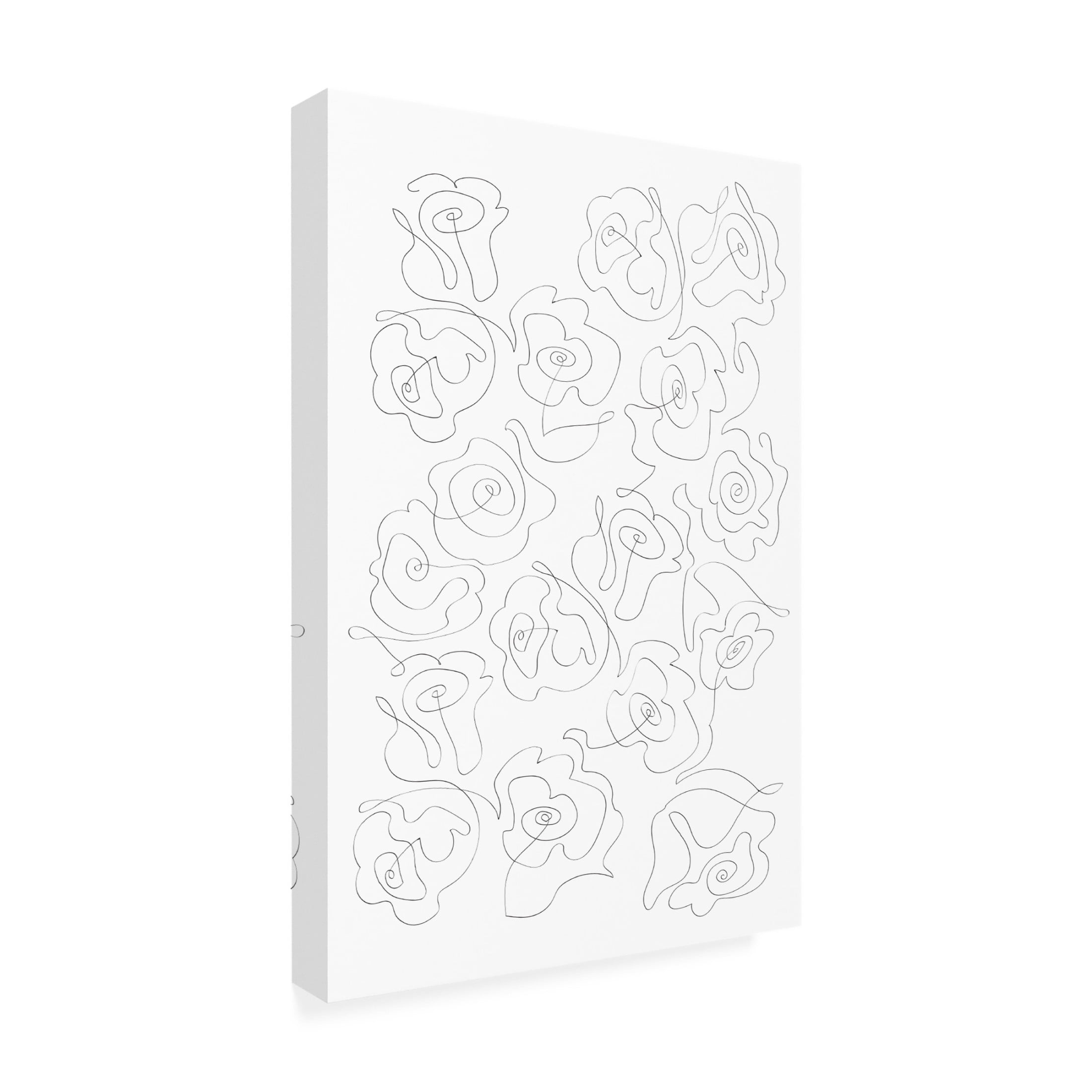 Canvas Wall Art - Pictufy Studio Ii 'A Million Roses' Wall Art for Living Room, Bedroom, or Office Décor by Trademark Fine Art - 16 x 24 Inches