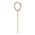 thumbnail image 2 of 14k Yellow Gold Polished Finish Block Script Design Number 41 Charm Pendant, 2 of 4