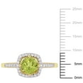 thumbnail image 2 of Everly Women's Peridot 10k Yellow Gold Ring, 2 of 7