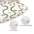 thumbnail image 3 of Yiaed Hand Drawn Snake Print Brushed Microfiber Envelope Pillowcases, Standard,Envelope Closure Pillow Cases(No pillow core)-20"x30", 3 of 6