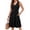 Black, variant on Summer Dresses for Women Casual V Neck Sleeveless Sundresses Floral Beach Vacation Tank Short Dress with Pockets