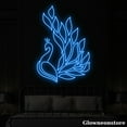 thumbnail image 2 of Glowneon Peacock Feather Neon Sign, Peafowl Feather Led Sign Lover Gifts, Bar Club Pub Wall Decor, 2 of 5