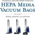 thumbnail image 2 of TRAHOO-Genuine Prima HEPA Canister Vacuum Cleaner Bags, Charcoal-Infused Green, Six Bags Included, RCHC-6, 2 of 4